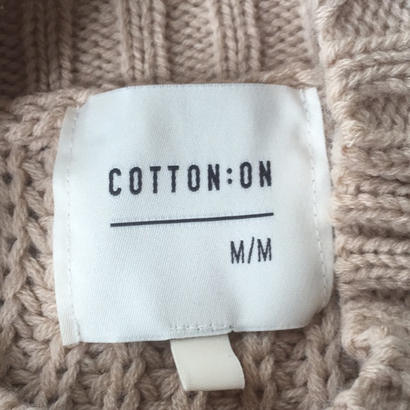 Cropped Cotton On Sweater in Oatmeal Color - Picture 3 of 6
